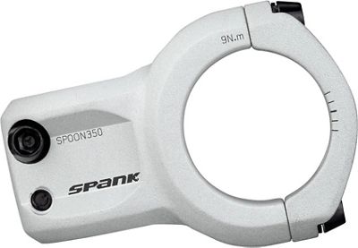 Spank SPOON 350 Mountain Bike Stem - Raw Silver - 1.1/8, Raw Silver